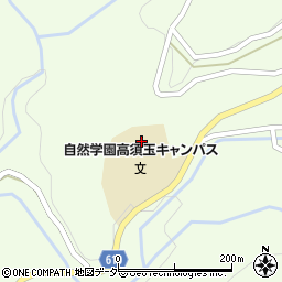 自然学園高等学校　須玉キャンパス周辺の地図