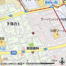 埼玉県さいたま市中央区下落合3丁目2-11周辺の地図