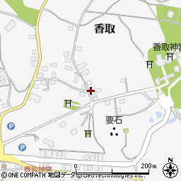 千葉県香取市香取1618周辺の地図