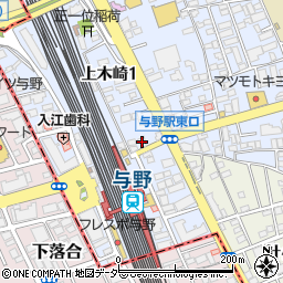 庄や与野東口店周辺の地図