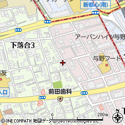 埼玉県さいたま市中央区下落合3丁目2-12周辺の地図