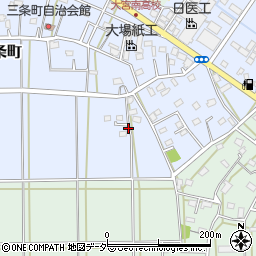 埼玉県さいたま市西区三条町周辺の地図