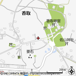 千葉県香取市香取1669周辺の地図