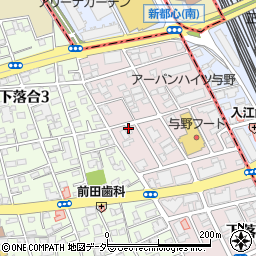 埼玉県さいたま市中央区下落合1018-2周辺の地図