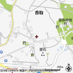 千葉県香取市香取1616周辺の地図