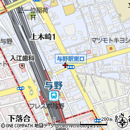 与野駅前あいびー歯科クリニック周辺の地図