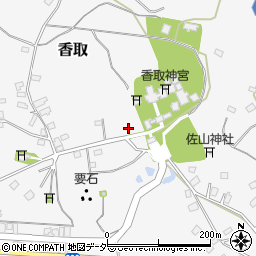 千葉県香取市香取1672周辺の地図