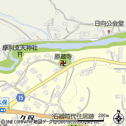 勝蔵寺周辺の地図