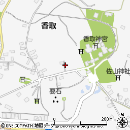 千葉県香取市香取1668周辺の地図