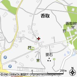 千葉県香取市香取1617周辺の地図