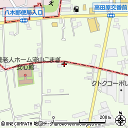 千葉県流山市駒木636周辺の地図