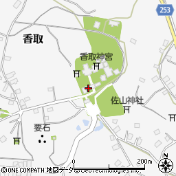 千葉県香取市香取1697周辺の地図