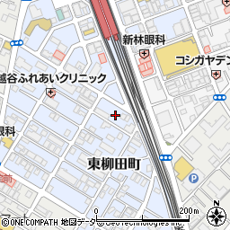埼玉県越谷市東柳田町2周辺の地図