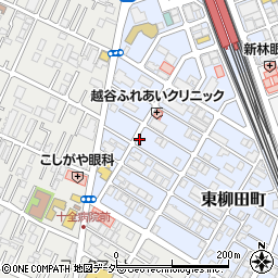 薬局くすりの福太郎越谷店周辺の地図