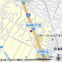 埼玉県越谷市谷中町2丁目310周辺の地図