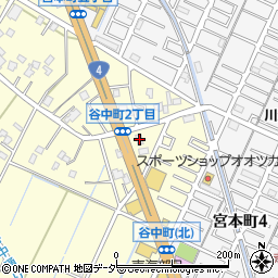 埼玉県越谷市谷中町2丁目301周辺の地図