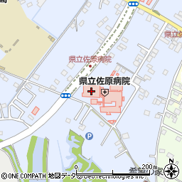千葉県立佐原病院周辺の地図