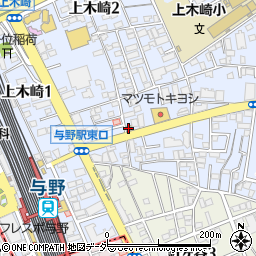 鍵の出張救急車さいたま市浦和区上木崎営業所２４時間受付センター周辺の地図