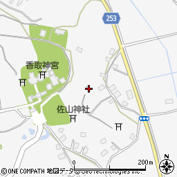 千葉県香取市香取251周辺の地図