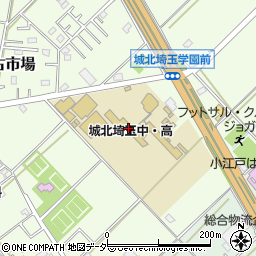 城北埼玉高等学校周辺の地図