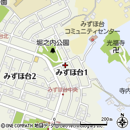 千葉県香取市みずほ台1丁目周辺の地図