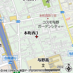 串焼き源氏周辺の地図