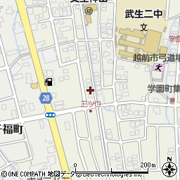 福井県越前市三ツ口町60周辺の地図
