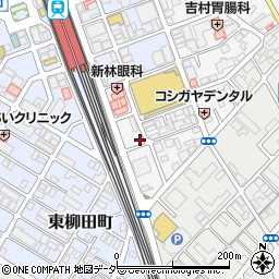 越谷 おでん松周辺の地図