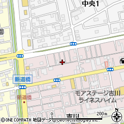 埼玉県吉川市栄町691-10周辺の地図