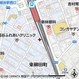 埼玉県越谷市東柳田町1周辺の地図