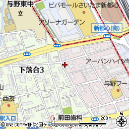 埼玉県さいたま市中央区下落合1016-11周辺の地図