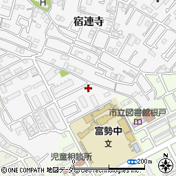 宿連寺第二公園周辺の地図