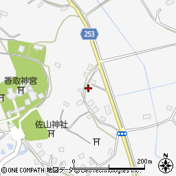 千葉県香取市香取266周辺の地図