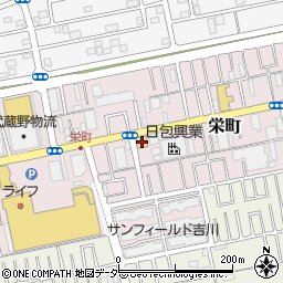 ガスト吉川店周辺の地図