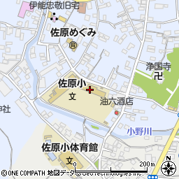 香取市立佐原小学校周辺の地図