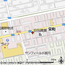 ガスト吉川店周辺の地図