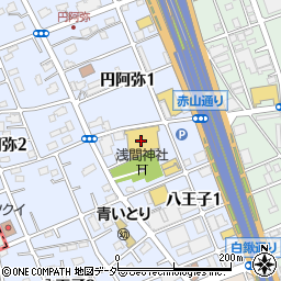 ドン・キホーテ与野店周辺の地図