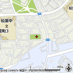 千葉県柏市松葉町3丁目5周辺の地図