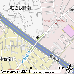埼玉県川越市むさし野南32-6周辺の地図