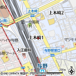 埼玉県さいたま市浦和区上木崎1丁目3-20周辺の地図