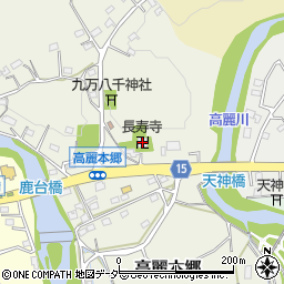 長寿寺周辺の地図