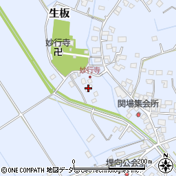 茨城県稲敷郡河内町生板4589周辺の地図