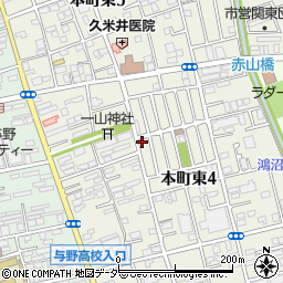 埼玉県さいたま市中央区本町東4丁目11-7周辺の地図