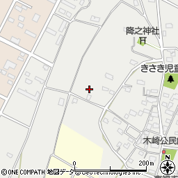 茨城県神栖市木崎周辺の地図
