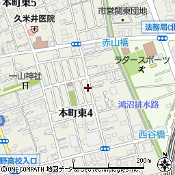 埼玉県さいたま市中央区本町東4丁目16-9周辺の地図