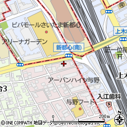 埼玉県さいたま市中央区下落合1004-3周辺の地図