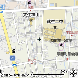 福井県越前市妙法寺町1周辺の地図