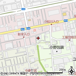 埼玉県吉川市小松川707-1周辺の地図