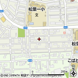 千葉県柏市松葉町3丁目21周辺の地図