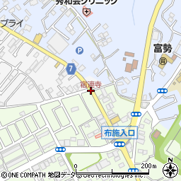 宿連寺周辺の地図